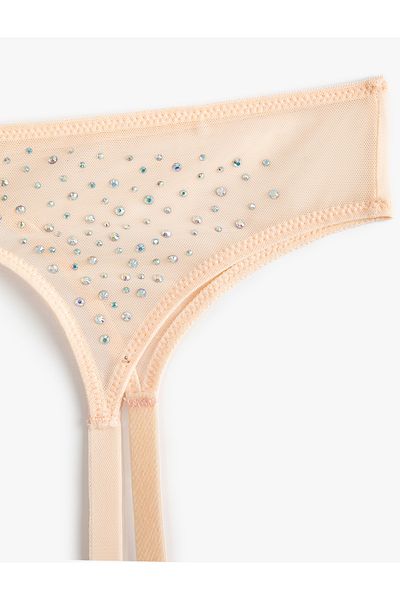 Koton Bridal Garter Tulle with Shiny Stones