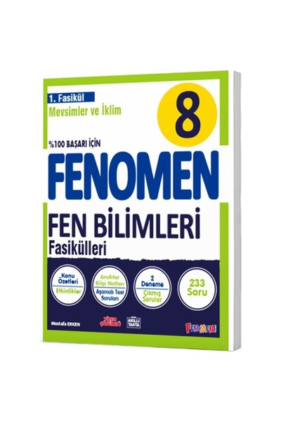 Fenomen Yayıncılık Fenomen Yayınları 8.Sınıf Fen Bilimleri 1.2.3.4.5.6 Fasikül