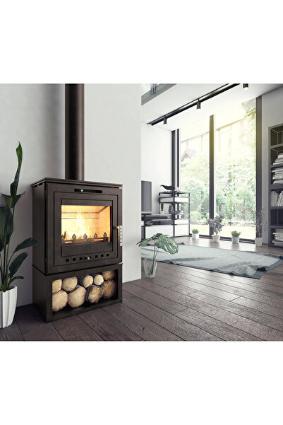 Alternatif ALTERNATİF VDB METAL 5 KW ARTİSH PLUS ODUN SOBASI İTHAL KAHVERENGİ