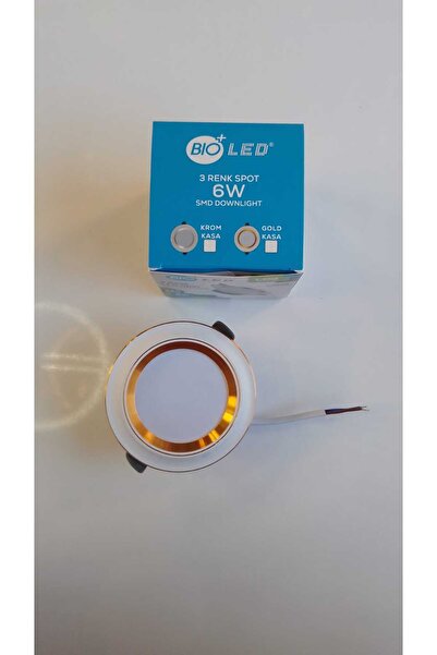 Bioled 6w 3renk Led Spot 2 Adet
