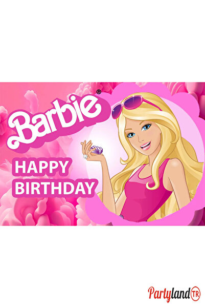 Barbie Doğum Günü Karton Poster 33x48 Cm.