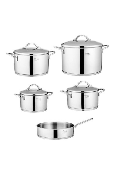 Dania Stainless steel cookware set, 9 pieces, made in Turkey