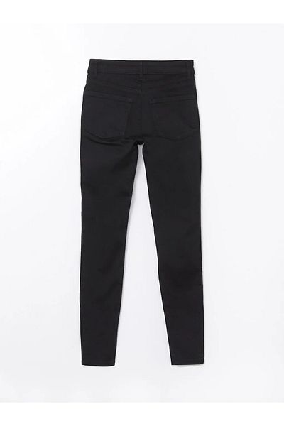 LC Waikiki Γυναικείο τζιν παντελόνι LCW Jeans Μαύρο Jupiter Super Skinny Fit