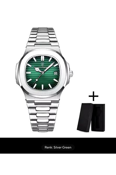 POEDAGAR Men's Wrist Watch - Luxury Classic Design, Pa&Tekss Model, Stylish Bracelet Gift