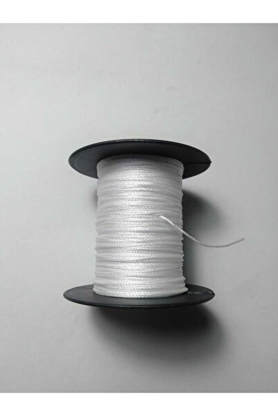 Eskişehir hobi sanat 0,8 mm 50 μέτρα κορδόνι χάντρες προσευχής Λευκό χρώμα