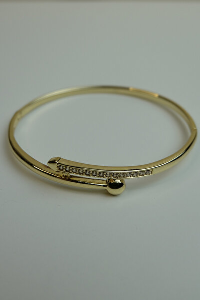 ayışığı Xuping Gold Stone Handcuff Bracelet