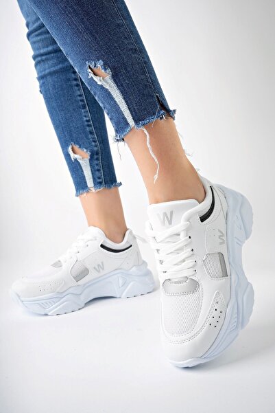 AlbiShoes Women's Summer Mesh High Sole Lightweight Comfortable 5cm Daily Wal...