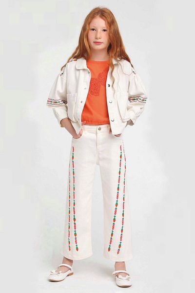 HAUSEkids Set fete Salta Milano 4-14 ani -crem-