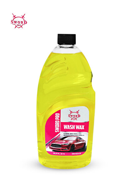 Sword Pro شامبو غسيل وتلميع السيارات Ultimate Wash & Wax سعة 1 لتر، ينظف ويلم...