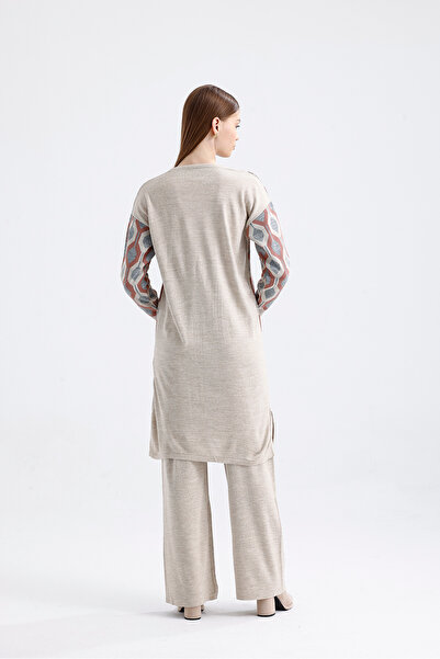 ikomteks Ethnic Pattern Knitwear Set