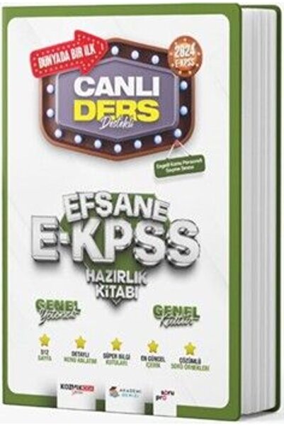 Genel Markalar 2024 EKPSS Genel Kültür Genel Yetenek Canlı Ders Efsane Hazırl...