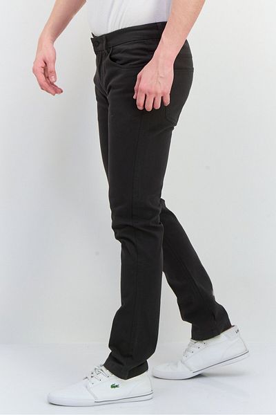 French Connection Men Regular Fit Plain Chino Pants, Dark Grey