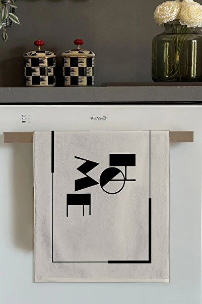 Viva Home Kemik Home Written Oven Kitchen Towel 30X50Cm
