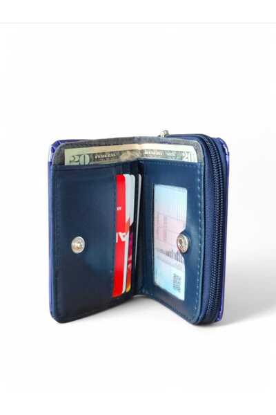 LEXA Hologram Blackpink Navy Blue Kids Wallet