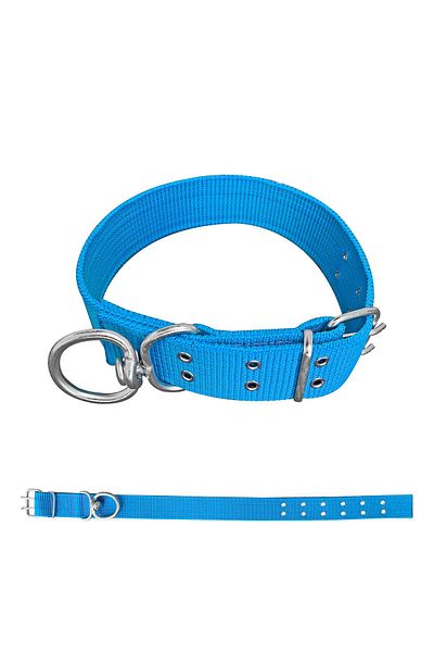 SAVEX Woven Dog Collar Blue 5*80 cm