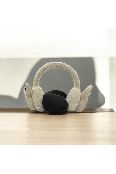 CNS Concept Unisex Adult and Child Premium Pikachu Plush Earphone Cream