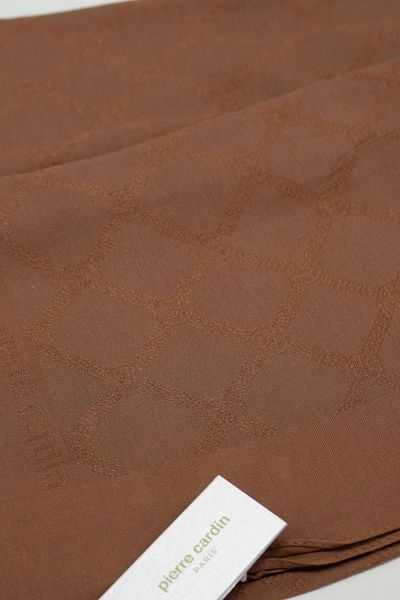 Pierre Cardin Σάλι Lyocell Monogram - 1080800-935 - Καμηλό