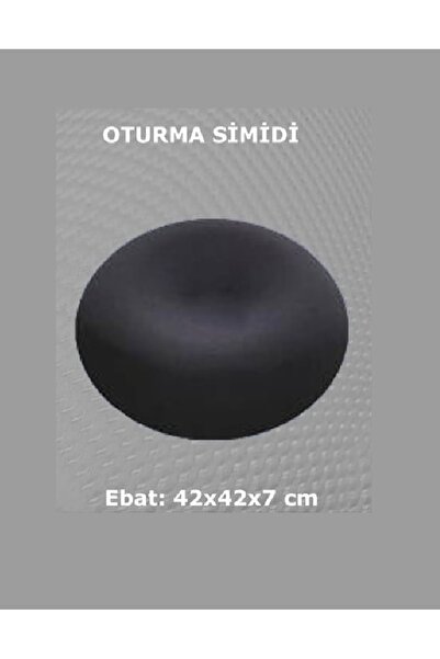 Case Visco Ortopedik Oturma Simidi 44x42/8 Cm, Siyah