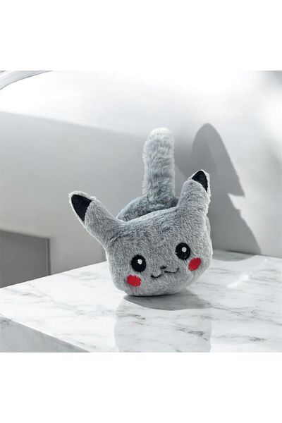 CNS Concept Unisex Adult & Child Grey Pikachu Plush Earphones - Premium