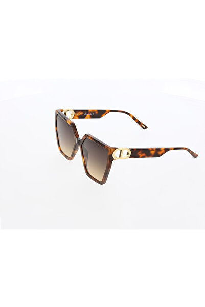 Osse Os3472 Kadın Güneş Gözlüğü Cat Eye Leopar Degrade Cam Uv400