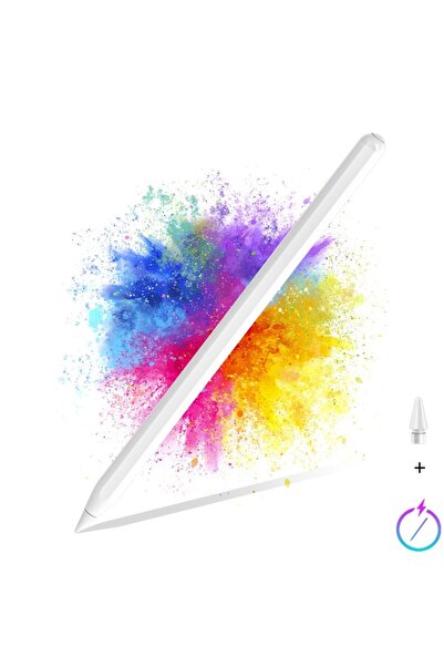 UnDePlus İpad Air/pro 11/ 12.9 /13inç Pencil 2.nesil Uyumlu Avuç Içi Red/eğim...
