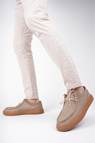 MUGGO Sanchez Classic Γνήσιο Δερμάτινο Καθημερινά Ορθοπεδικά Ανδρικά Παπούτσια με κορδόνια