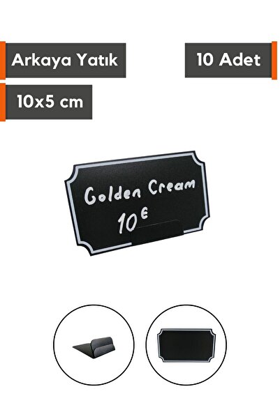 Şeffaf Etiket 10 bucăți șters - etichetă decorativă neagră cafenea prăjituri ...