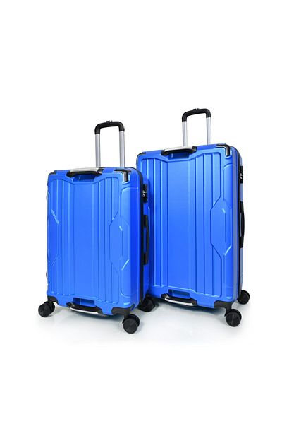 MORANO 3-Piece Unisex Morano Travel Luggage Trolley Set Dark Blue Size 28''-24''-20'' Inches.