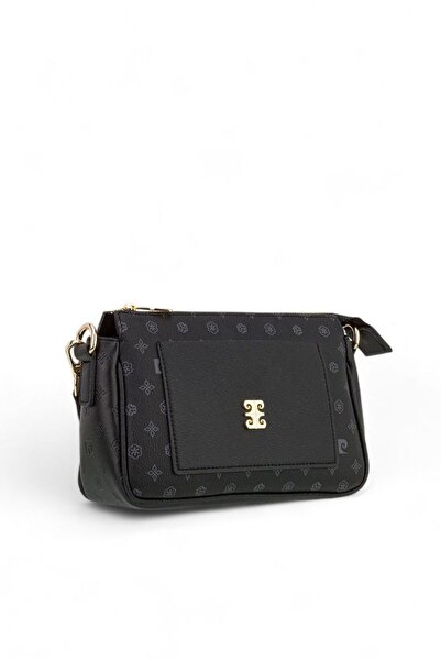 Pierre Cardin Černá dámská crossbody kabelka Monogram - 05PC24Y521-MN
