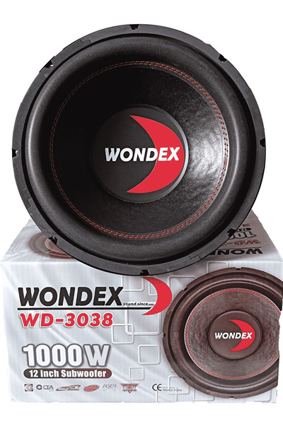 EXVOL WONDEX 1000W 350RMS 30CM BASS SUBWOOFER PROFESYONEL HOPARLÖR (TÜRKİYE Ü...