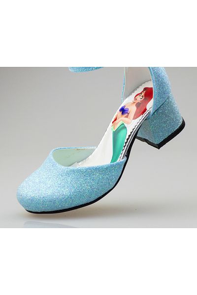 JOJO KIDS pantofi cu toc pentru fete, pantofi de seara, pantofi cu toc gros