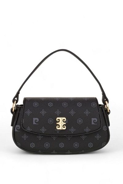Pierre Cardin Monogram Black Women's Handbag 05pc24y517-mn