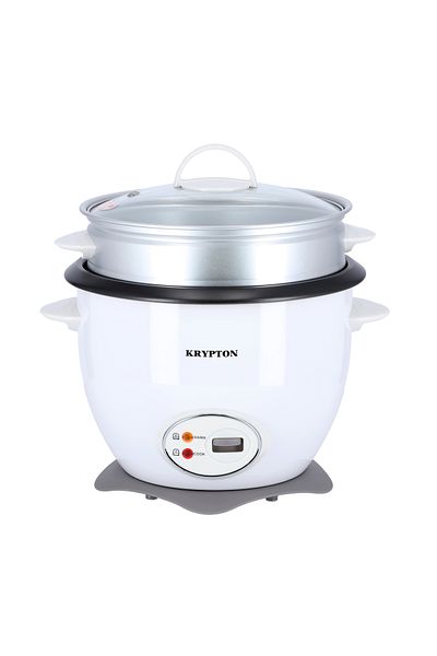 KRYPTON 1.8 L Rice Cooker with Steamer|KNRC5283|700 W|Automatic Cooking,KNRC5283|2 Years Warranty