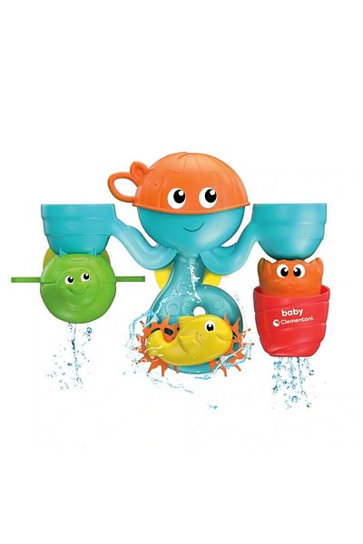 CLEMENTONI 17458 Fun Friends Water Park Bath Toy, Baby Clementoni, +6 months