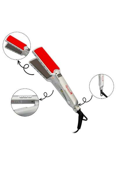 Gjarrah مكواة فرد الشعر السيراميكية FL-1003