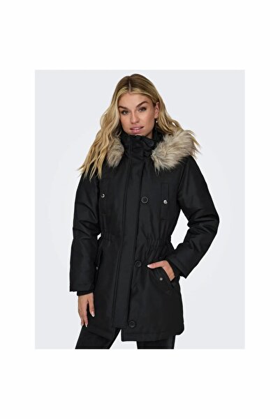 ONLY Schwarzer Parka für Damen