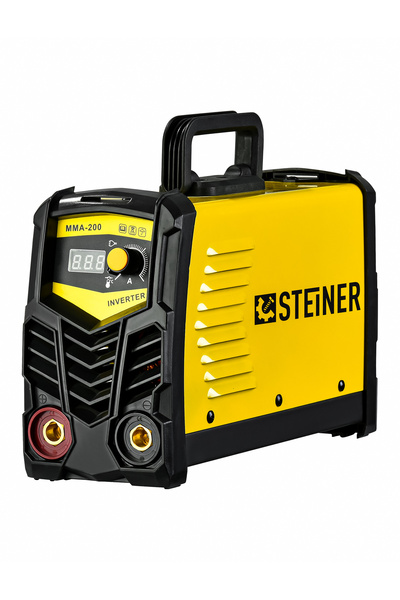 STEİNER Alman MMA-200 Amper Profesyonel Dijital Göstergeli İnverter Kaynak Makinesi