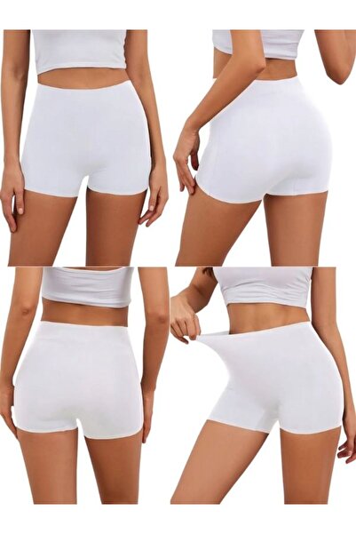 jilly jo Toparlayıcı Etki 3 Adet Kadın Dikişsiz Görünmez Iz Yapmaz Mini Şort Boxer Etek Elbise altı şort