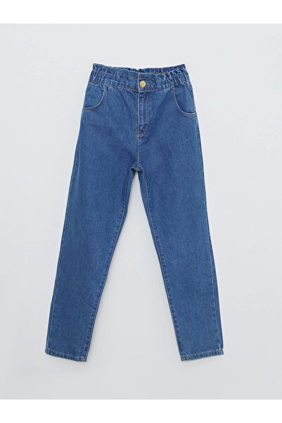 LC Waikiki Lcw Kids Indigo Cotton Basic Girls' Jean Pants