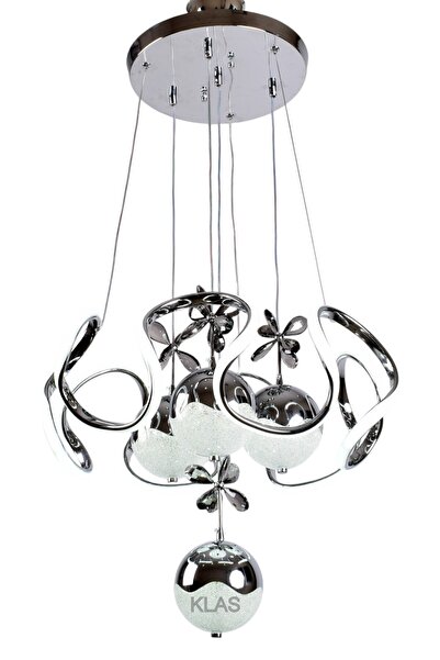 KORKMAZ KLAS KORKMAZ KLAS CAM AYDINLATMA Yasemin Power Ledli Modern Lüx Sarkı...