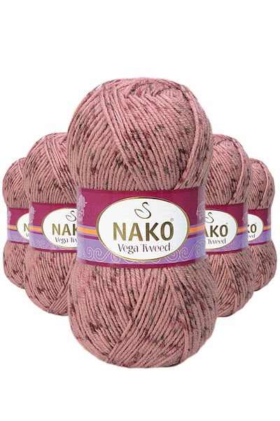 NAKO 5 τεμάχια Vega Tweed Premium Ακρυλικό Πλεκτό Μαλλί Νο: 31760