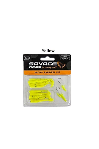 Savage Gear Lrf Micro Sandeel Kit 12 Adet (1 1/5 5)