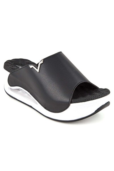 Muya Air Max Sole Aero Anatomical Women's Slippers - Heel Spur, Black