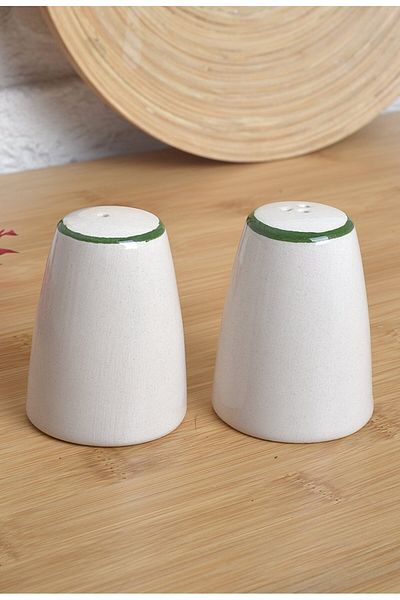 ŞURA MUTFAK 2-Piece Ceramic Salt and Pepper Shakers