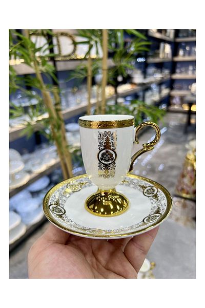 ACAR طقم أكواب فاخرة من البورسلين مكون من 6 قطع