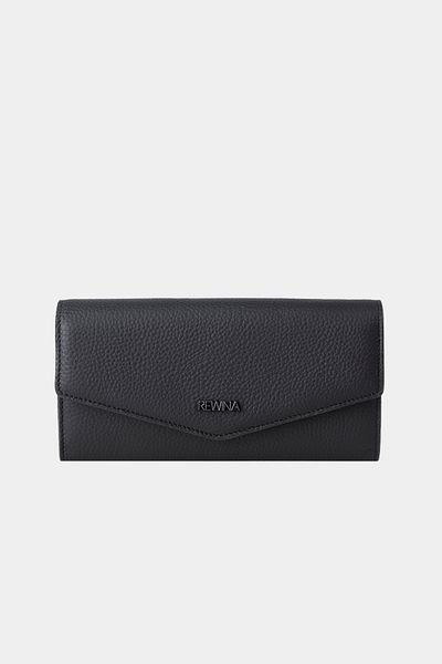 Lysande Genuine Real Leather Large Size Special Design Hand Stitched Women's Portfolio Wallet