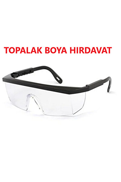 TOPALAKTİCARET نظارات سلامة العمل نظارات واقية من الغبار واضحة مختبر لحام الغبار نظارات واقية شفافة