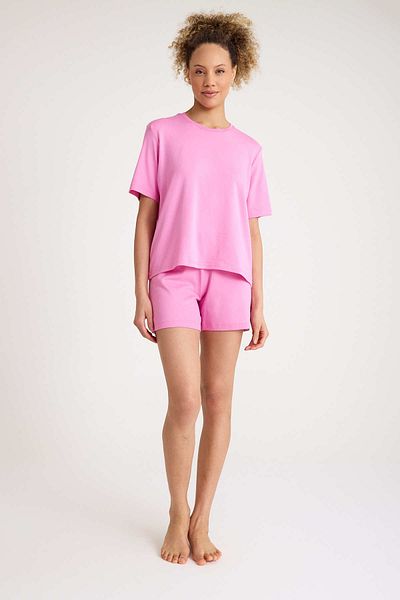 No52 HomeWear Pink Color Premium Quality - 90% Cotton and 10% Elestan Women's Sleepwear