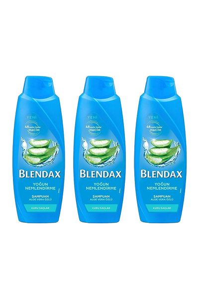Blendax Aloe Vera Intensive Moisturizing Shampoo - 500 ml X 3 Pieces