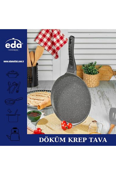 Eda Casting 26 cm Granite Pancakes Pan